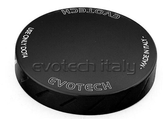 EVOTECH エボテック Fluid Tank Front Brake Cap， Matt Black マスターシリンダータンクキャップ・リザーバーカバー ブレーキ