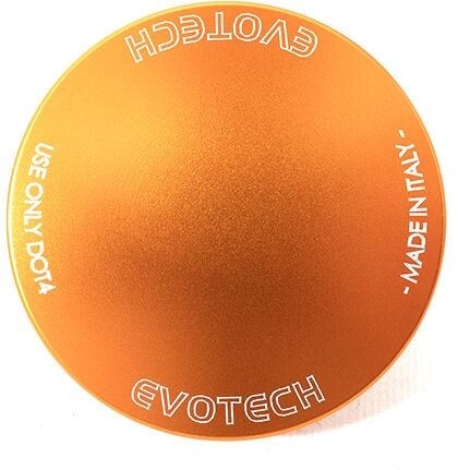 EVOTECH エボテック Fluid Tank Front Brake Cap， Orange マスターシリンダータンクキャップ・リザーバーカバー ブレーキ