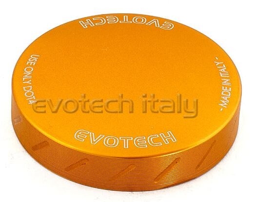 EVOTECH エボテック Fluid Tank Front Brake Cap， Gold マスターシリンダータンクキャップ・リザーバーカバー ブレーキ