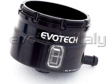 EVOTECH エボテック Front Brake Fluid Tank Body， Black マスターシリンダーリザーバータンク ブレーキ