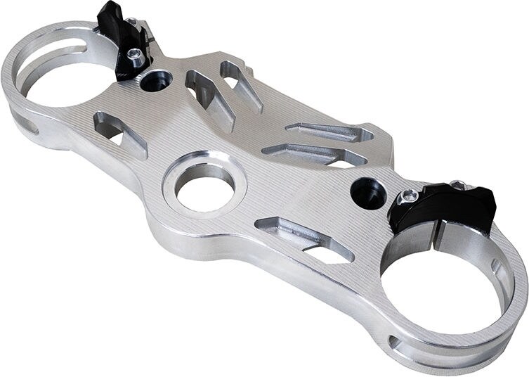 Top Bridges - EVOTECH エボテック Top Yoke， Silver トップブリッジ ハンドル周辺パーツ ハンドル