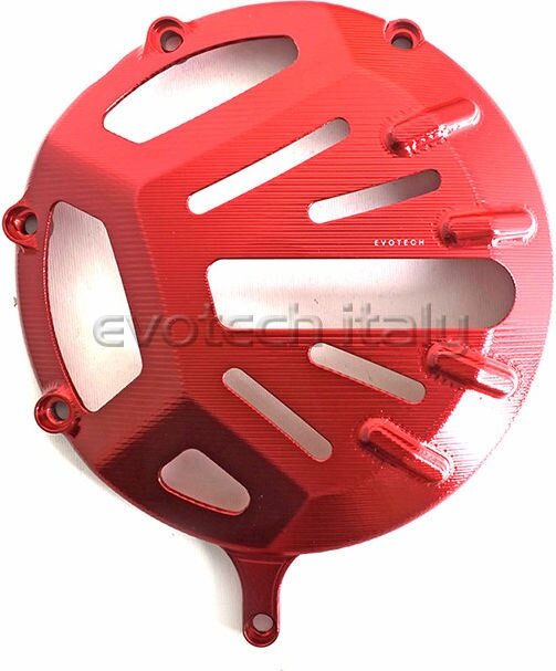 EVOTECH エボテック Clutch Protector， Red クラッチカバー エンジンパーツ エンジン