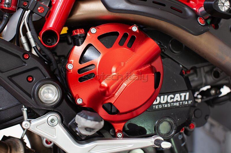 EVOTECH エボテック Clutch Protector， Silver クラッチカバー エンジンパーツ エンジン