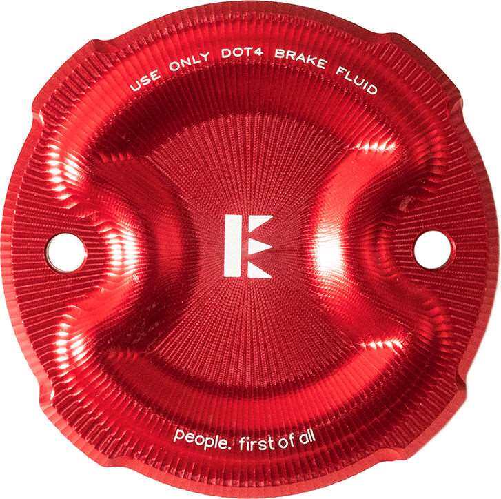 EVOTECH エボテック Brembo Brake Fluid Tank Cap 45Cc， Red マスターシリンダータンクキャップ・リザーバーカバー ブレーキ