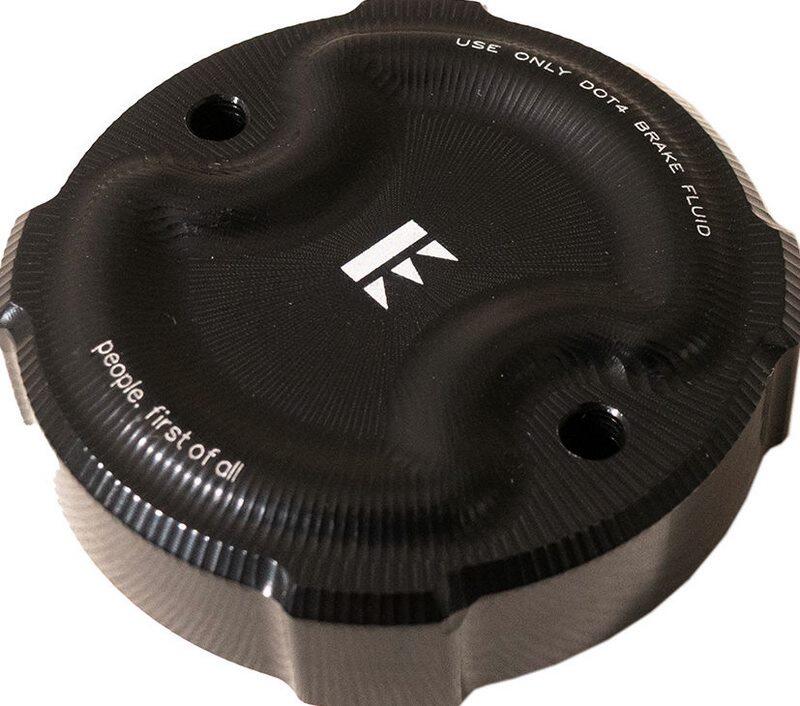 EVOTECH エボテック Brembo Brake Fluid Tank Cap 45Cc， Black マスターシリンダータンクキャップ・リザーバーカバー ブレーキ