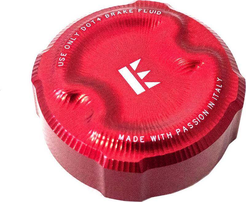 EVOTECH エボテック Rear Brake/Clutch Fluid Tank Cap， Red マスターシリンダータンクキャップ・リザーバーカバー ブレーキ