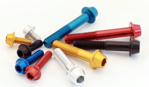 EVOTECH エボテック Ergal Flanged Socket Cap Bolts M6X10， Gold その他汎用外装部品・ドレスアップパーツ 外装