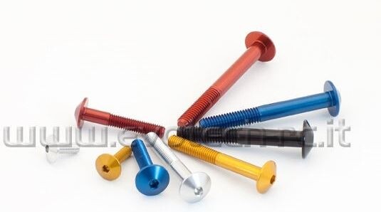 EVOTECH エボテック Ergal Bolts Tcbei M6X45， Blue その他汎用外装部品・ドレス...