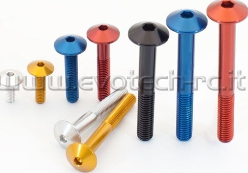 EVOTECH エボテック Ergal Bolts Tcbei M6X45， Blue その他汎用外装部品・ドレス...
