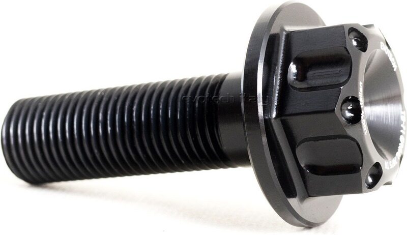 EVOTECH エボテック Axle Ergal Nut Ktm M12X1，75， Black アクスルナット ホイール関連 足回り