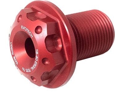 EVOTECH エボテック Axle Swingarm Bolt M20X1.5， Red その他スイングアームオプション・補修部品 足回り