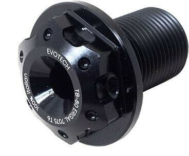 EVOTECH エボテック Axle Swingarm Bolt M20X1.5， Black その他スイングアームオプション・補修部品 足回り