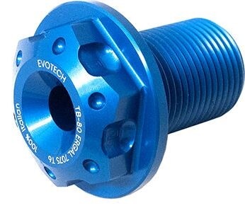 EVOTECH エボテック Axle Swingarm Bolt M20X1.5， Blue その他スイングアームオプション・補修部品 足回り