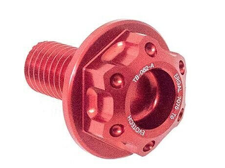 EVOTECH エボテック Swingarm Ergal Bolt M12X1，75， Red その他スイングアームオプション・補修部品 足回り