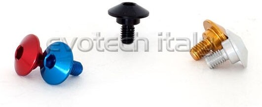 EVOTECH エボテック Special Ergal Screw Vs-087， Silver その他汎用外装部品・ドレスアップパーツ 外装