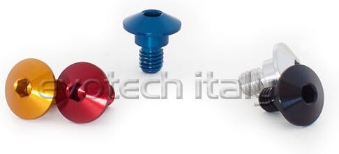 Rakuten - EVOTECH エボテック Special Ergal Screw Vs065， Silver その他汎用外装部品・ドレスアップパーツ 外装