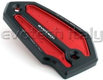 EVOTECH エボテック Brake Fluid Reservoir Cap， Red マスターシリンダータンクキャップ・リザーバーカバー ブレーキ