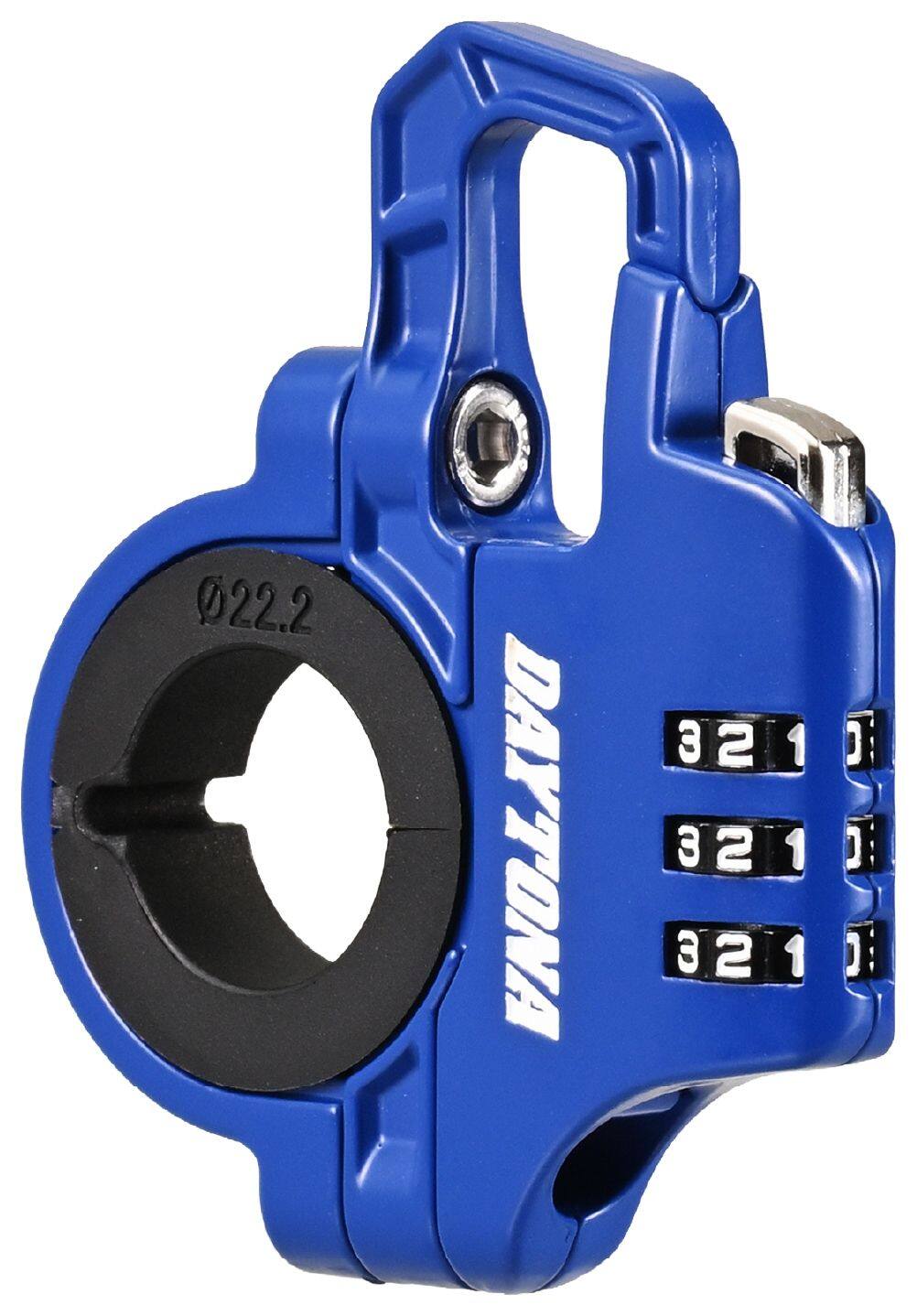 ■商品概要ダイヤルタイプ取付幅：13mm■詳細説明せまいスキマに取り付けできるヘルメットロック。カギが増えないダイヤル式。本体幅12mm(取り付け必要幅13mm)とスリムで狭い隙間にスッキリ収まる。ロック部は縦方向にスライドするので、コントロールスイッチ横など、左右のスペースが無くても取り付けができます。フック部もスリムなので、ヘルメットのDリングを引っかけやすく、ロック部をオープン状態にしないと取り付けボルトを回せないので、防犯性に優れます。Φ22.2／Φ25.4／28.6mmハンドル装着可能。●せまいスキマに取り付けできるヘルメットロック。【特許出願中】●本体幅12mmとスリムでハンドル周りの狭い隙間にスッキリ収まる。●ロック部は縦方向に大きくスライド。左右のスペースが無くてもDリングやワイヤーを掛けやすい。●カギ持ち運びが不要なダイヤルタイプ。●ロック中は取付ネジにアクセスできない仕様で防犯性アップ。■注意点※定期的に摺動部に鍵穴用の潤滑剤を塗布してメンテナンスを行ってください。※本商品は盗難を抑止する商品であり、完全に盗難を防ぐものではありません。※ロック番号を忘れないでください。※ヘルメット固定時に傷などご注意ください。※汎用品のため、一部使用できない車両があります。※ヘルメットのDカンが奥まったものや小さいものはワイヤー付きをお求めください。※画像には他の商品が含まれております。※メーカー都合により商品の仕様変更がある場合がございます。ご了承ください。