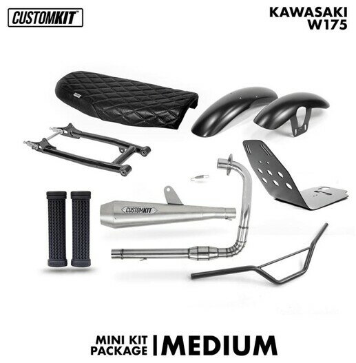 CustomKit カスタムキット Medium Tracker Kit Kawasaki W175 KAWASAKI カワサキ フルカウル・外装セット カウル関連 外装