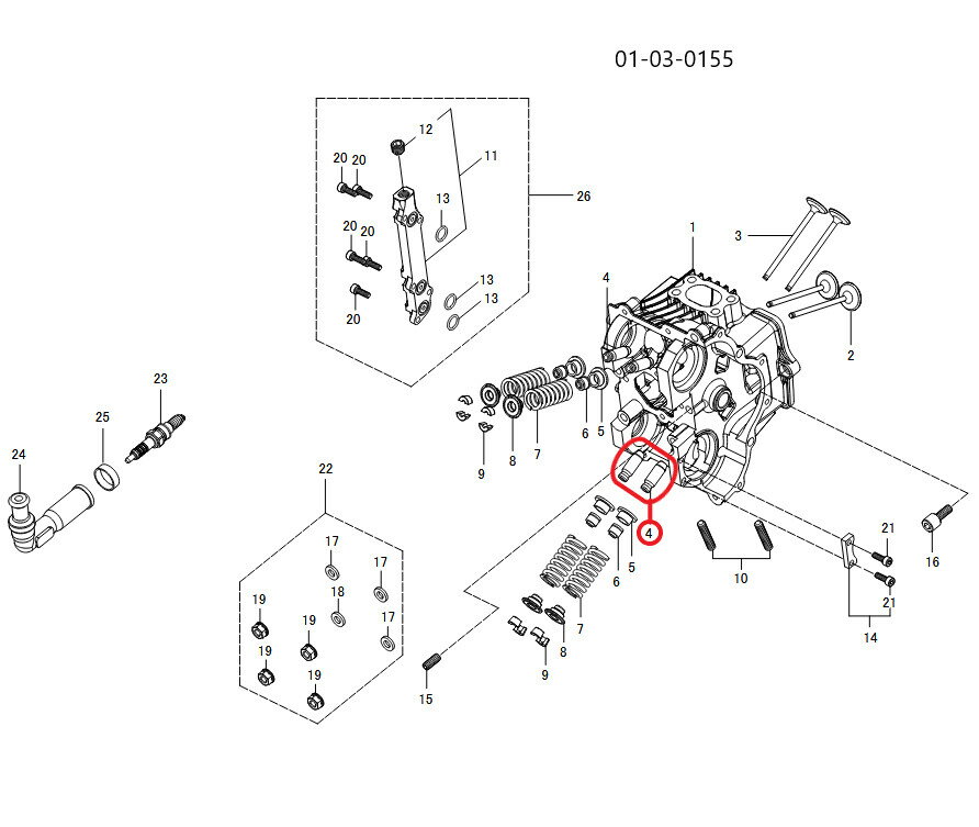 SP武川 SPタケガワ 【補修用パーツ】バルブガイド モンキーDOHC O/S(2個入) ゴリラ モンキー HONDA ホンダ バルブガイド エンジンパーツ エンジン