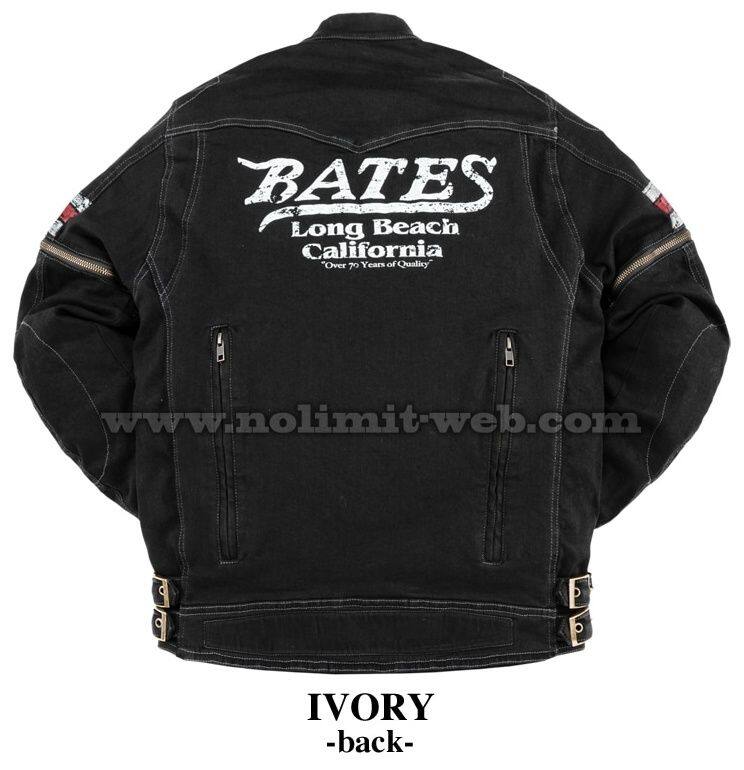 BATES ベイツ 2Way ストレッチウォッシュドデニムジャケット オールシーズンジャケ...