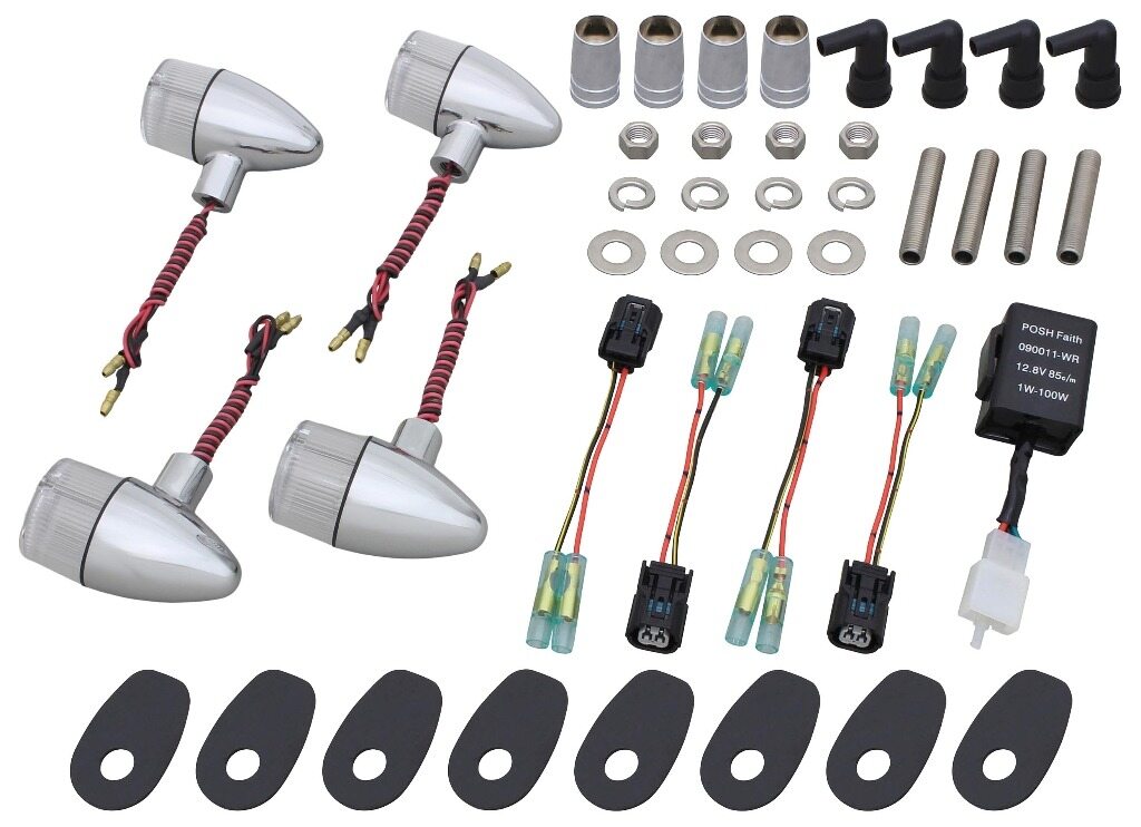 POSH Faith �ݥå��� �ե����� �ּ����� LEDˤ�ƥ����󥫡����å� Z650RS Z900RS CAFE KAWASAKI ���掠�� �����󥫡� ��...