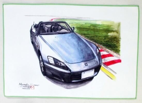 Honda Official Licensed Product ホンダオフィシャルプロダクト ミニタオル ホンダ S2000(ブルー) S2000 HONDA タオル ケミカル
