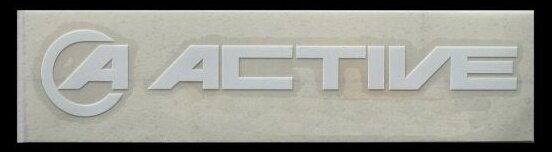 ACTIVE アクティブ ロゴステッカー ステッカー・デカール 外装