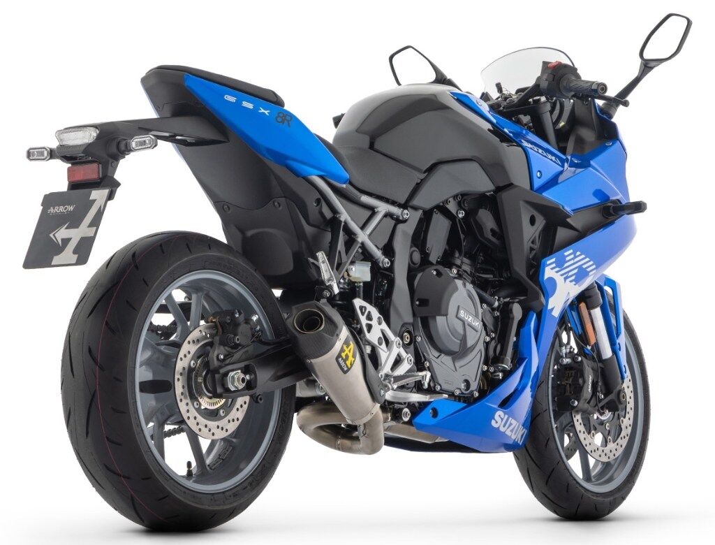 Other - ARROW アロー Works racing full system with carby end cap GSX-8R GSX-8S GSX-8TT GSX-8T SUZUKI スズキ フルエキゾーストマフラー マフラー Silencer material：titanium