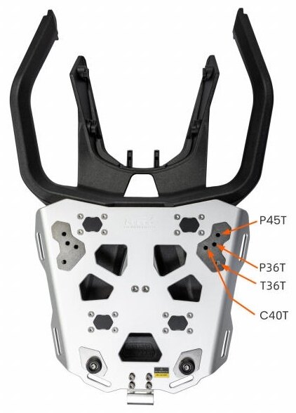 LOBOO ロブー PTCシリーズ スライディングトップラック R1300GS BMW バッグ・ボックス取り付けステー 車体用バッグ・ケース