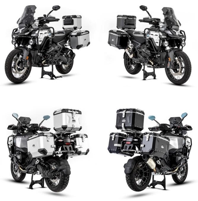 LOBOO ロブー CONQUERORシリーズ スリーケースセット パニアケース 車体用バッグ・...