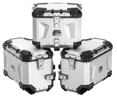 LOBOO ロブー CONQUERORシリーズ スリーケースセット パニアケース 車体用バッグ・ケース