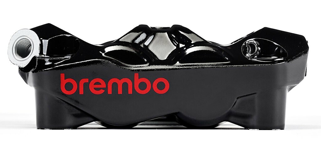 Brembo ブレンボ Hypure Painted キャリパー ブレーキ カラー：Black with Red Logo-Left