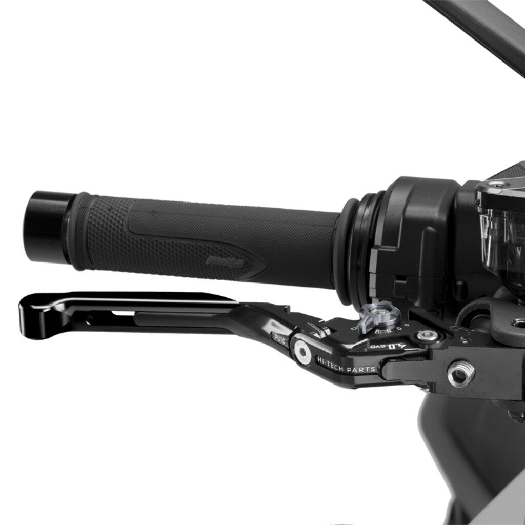 Puig プーチ BRAKE LEVER 4.0.EXTENDABLE ブレーキレバー ハンドル周辺パーツ ハンドル カラー：ブラック／チタニウム