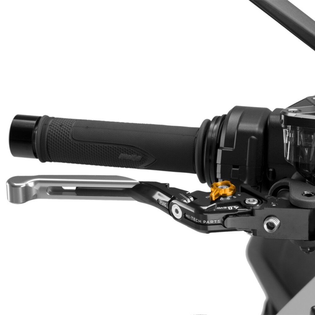 Puig プーチ BRAKE LEVER 4.0.EXTENDABLE ブレーキレバー ハンドル周辺パーツ ハンドル カラー：シルバー／ゴールド