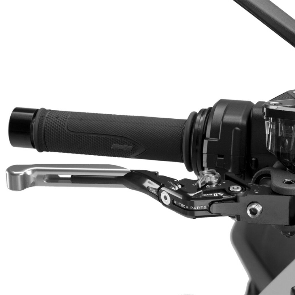 Puig プーチ BRAKE LEVER 4.0.EXTENDABLE ブレーキレバー ハンドル周辺パーツ ハンドル カラー：シルバー／シルバー
