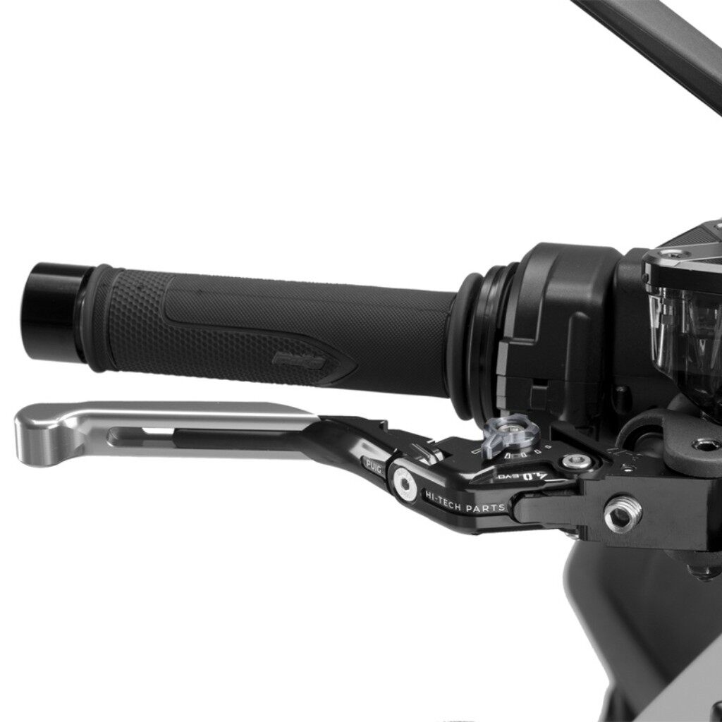 Puig プーチ BRAKE LEVER 4.0.EXTENDABLE ブレーキレバー ハンドル周辺パーツ ハンドル カラー：シルバー／チタニウム
