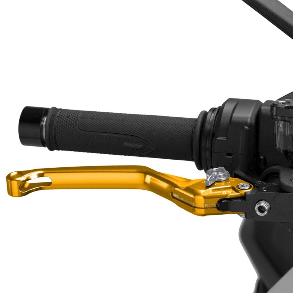 Puig プーチ BRAKE LEVER 4.0.UNFOLDABLE ブレーキレバー ハンドル周辺パーツ ハンドル カラー：ゴールド／チタニウム