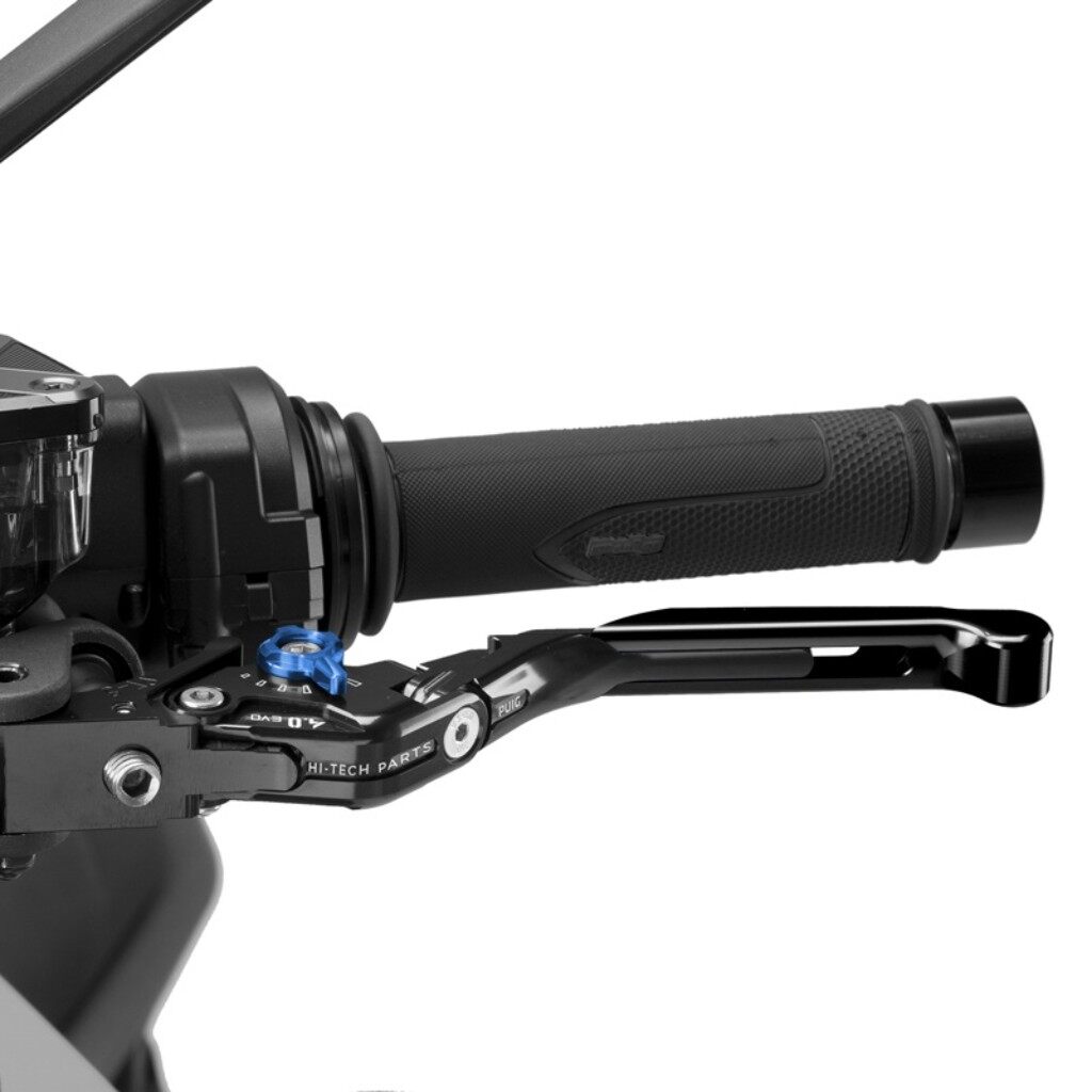 Puig プーチ CLUTCH LEVER 4.0.EXTENDABLE クラッチレバー ハンドル周辺パーツ ハンドル カラー：ブラック／ブルー