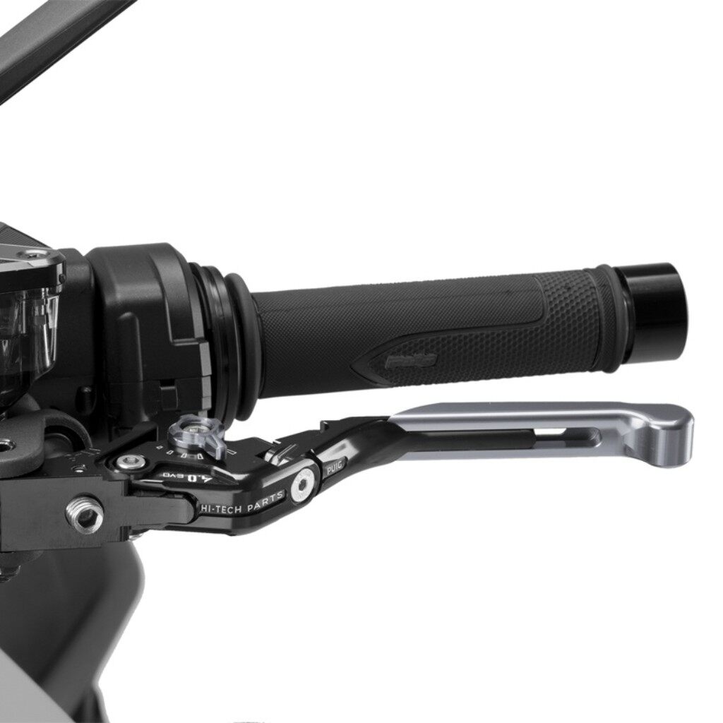 Puig プーチ CLUTCH LEVER 4.0.EXTENDABLE クラッチレバー ハンドル周辺パーツ ハンドル カラー：チタニウム／チタニウム