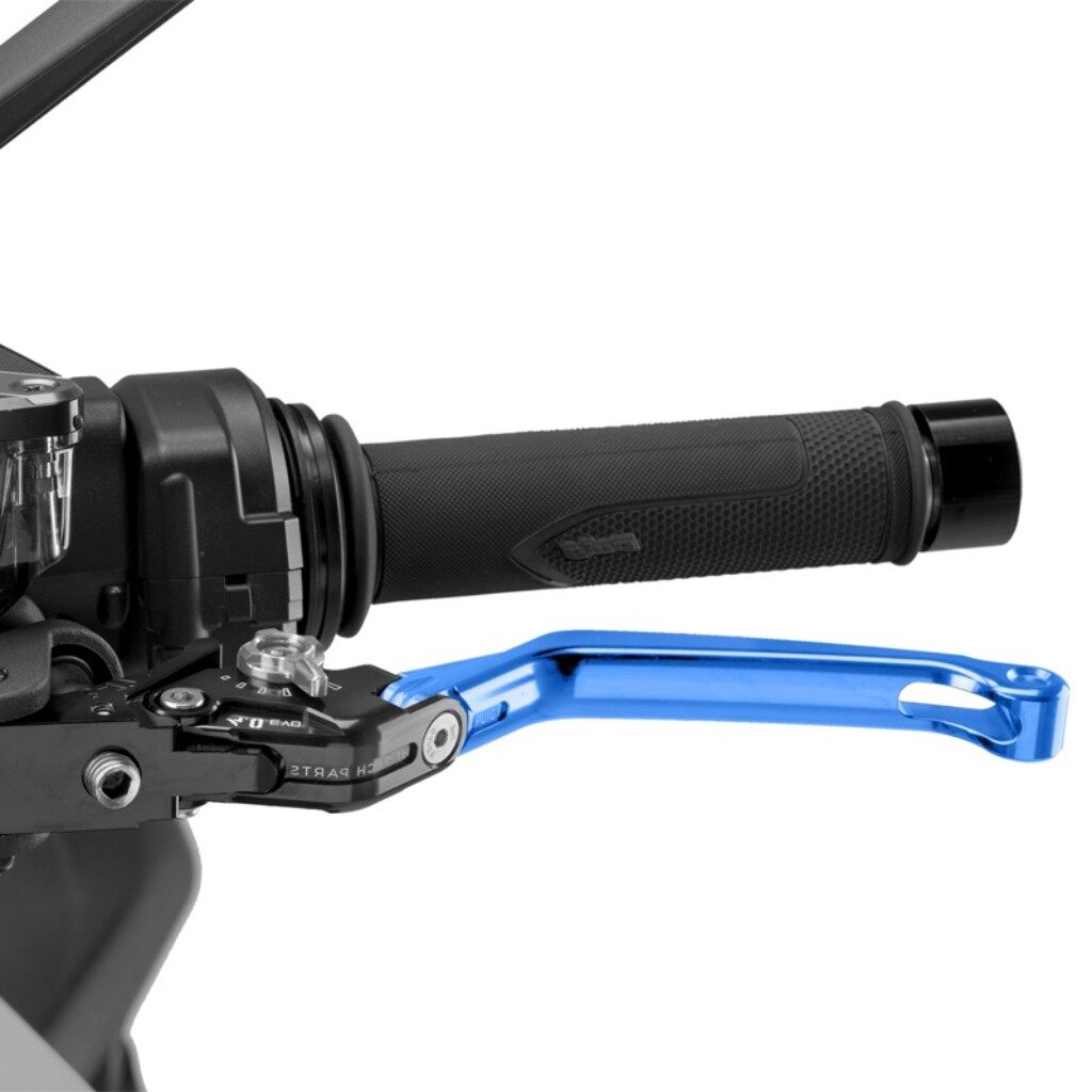 Puig プーチ CLUTCH LEVER 4.0.FOLDABLE クラッチレバー ハンドル周辺パーツ ハンドル カラー：ブルー／シルバー