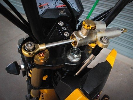 PIRANHA ピラニア CNC Steering Damper Bracket for ZOOMER-X ZOOMER X HONDA ホン...