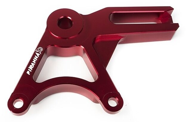 PIRANHA ピラニア CNC Rear Brake Caliper Bracket (Lower Mount Butterfly Calipe...