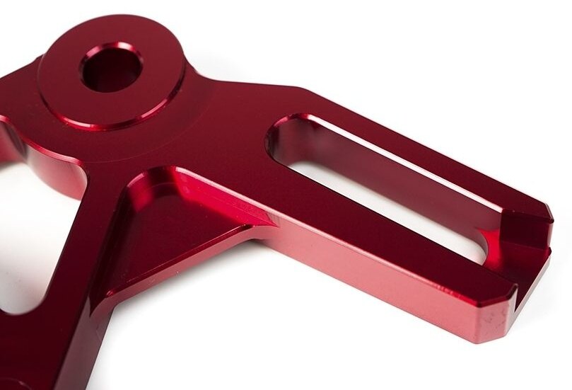 PIRANHA ピラニア CNC Rear Brake Caliper Bracket (Lower Mount Butterfly Calipe...