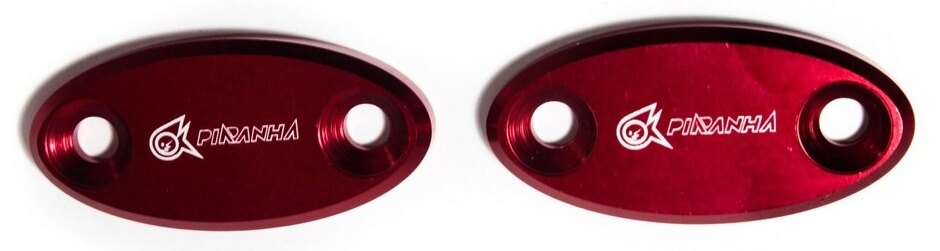 PIRANHA ピラニア CNC Mirror Hole Cover Plate for CBR-150R-650R/DEMON GR-150R/GR-200R CBR 150R 650R HONDA ホンダ ミラーホールカバー ハンドル