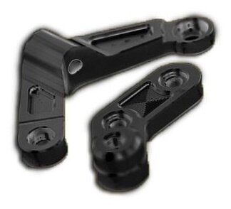 Steering Dumper - PIRANHA ピラニア CNC Steering Damper Bracket for SR-400 SR 400 YAMAHA ヤマハ ステアリングダンパーブラケット ハンドル周辺パーツ ハンドル