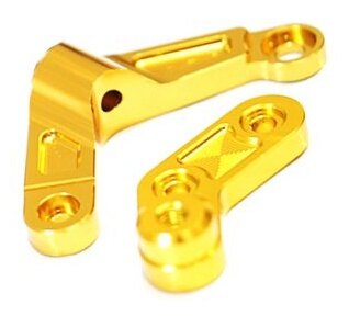 PIRANHA ピラニア CNC Steering Damper Bracket for SR-400 SR 400 YAMAHA ヤマハ ステアリングダンパーブラケット ハンドル周辺パーツ ハンドル
