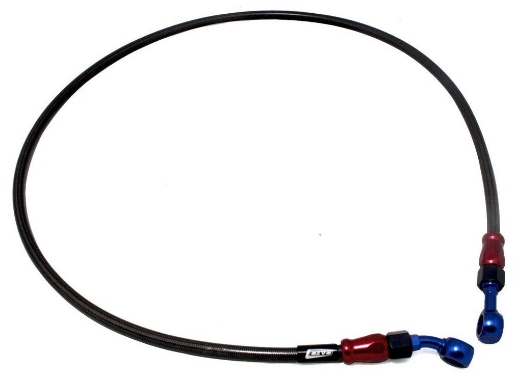 PIRANHA ピラニア RAZR Braided Brake Hose with Aluminum Banjo Bolt (Standard l...