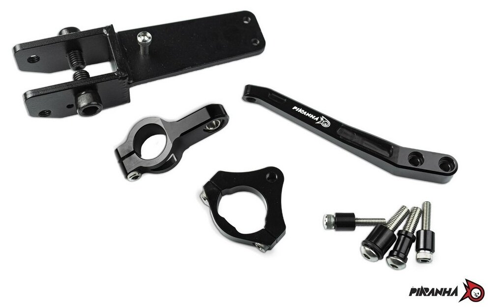 PIRANHA ピラニア CNC Steering Damper Bracket for GIORNO+ (For Hyper Pro style...