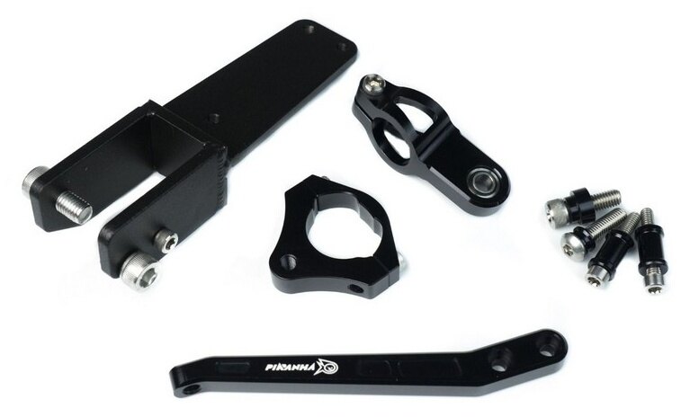 PIRANHA ピラニア CNC Steering Damper Bracket for LEAD-125 4V (For Hyper Pro s...